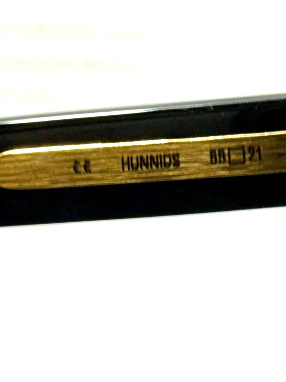 New James pro “hunnids” gloss black black lens sunglasses